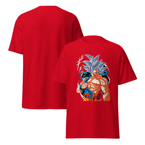 Goku Ultra Instinct T-Shirt for Anime Fans T-Shirts by XGuidance Red 4