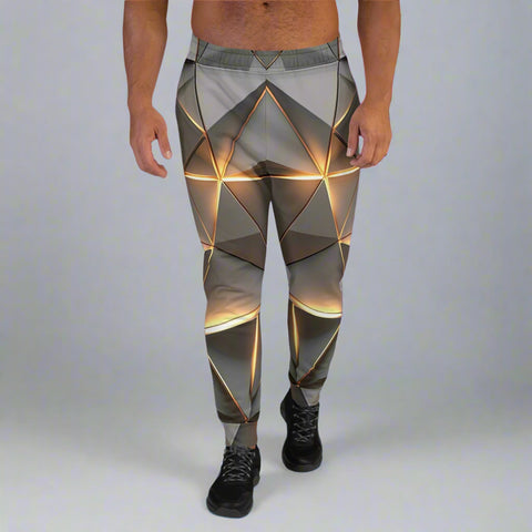 Gold Collision Joggers – Opulent Streetwear Style by XGuidance XS 1