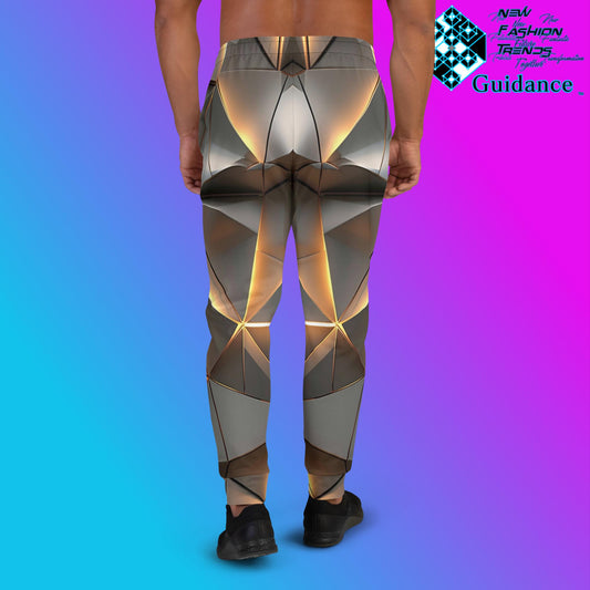 Gold Collision Joggers – Opulent Streetwear Style by XGuidance XS 2