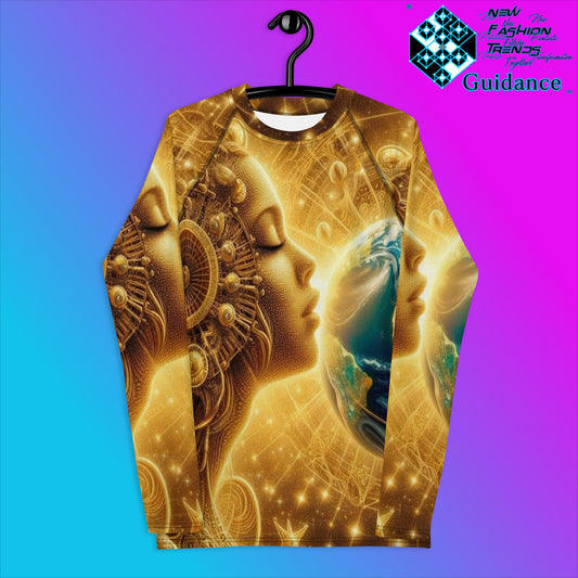 Golden Era Sleeve – Golden Age Rash Guard with Light Grid Design by XGuidance XS 1