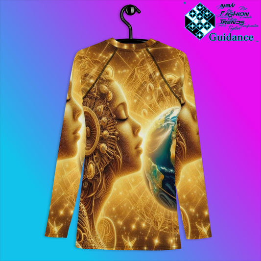 Golden Era Sleeve – Golden Age Rash Guard with Light Grid Design by XGuidance XS 2