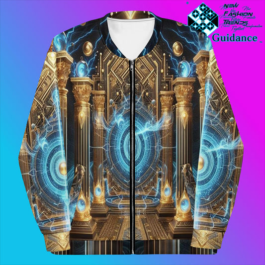 Golden Gateway Jacket with Cosmic Portal Design by XGuidance XS 1