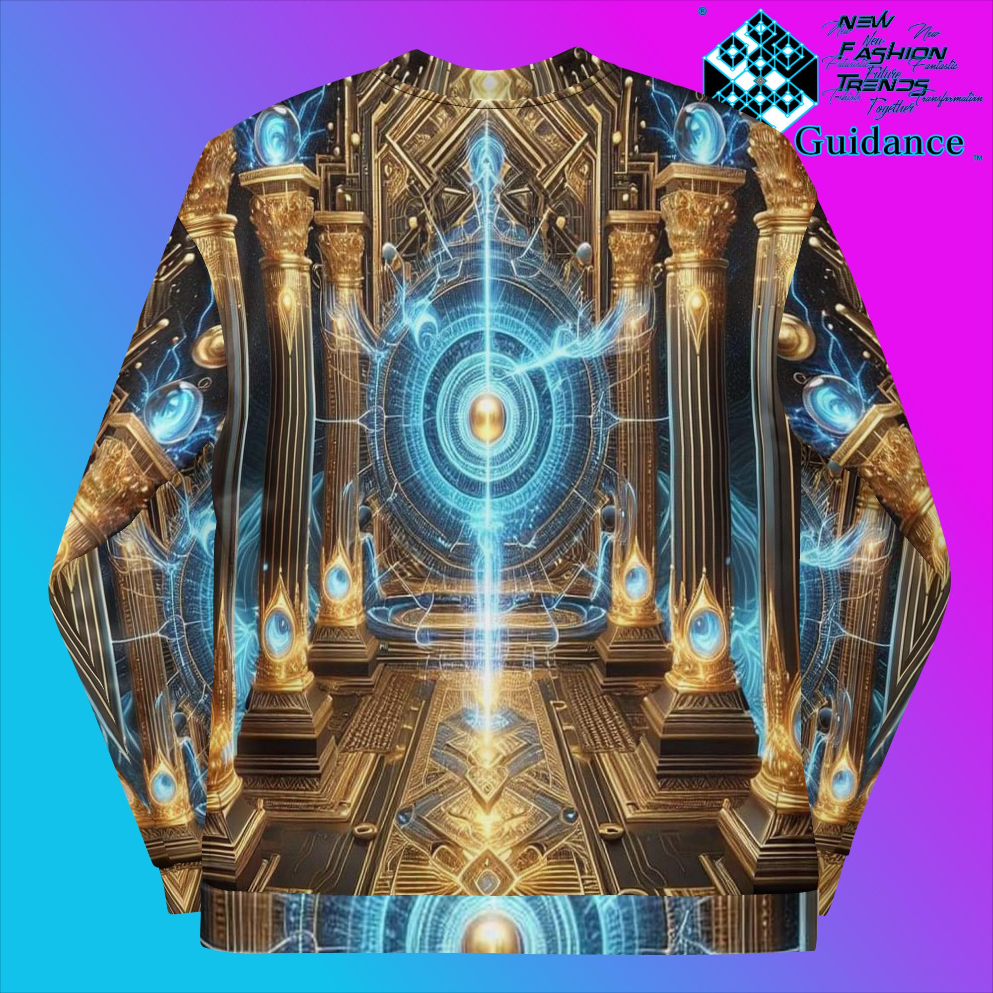Golden Gateway Jacket with Cosmic Portal Design by XGuidance XS 2