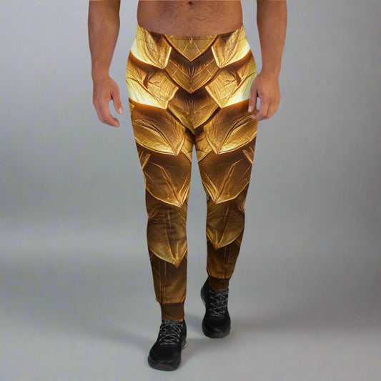 Golden Petals Joggers – Luxury Gold Pants by XGuidance XS 1