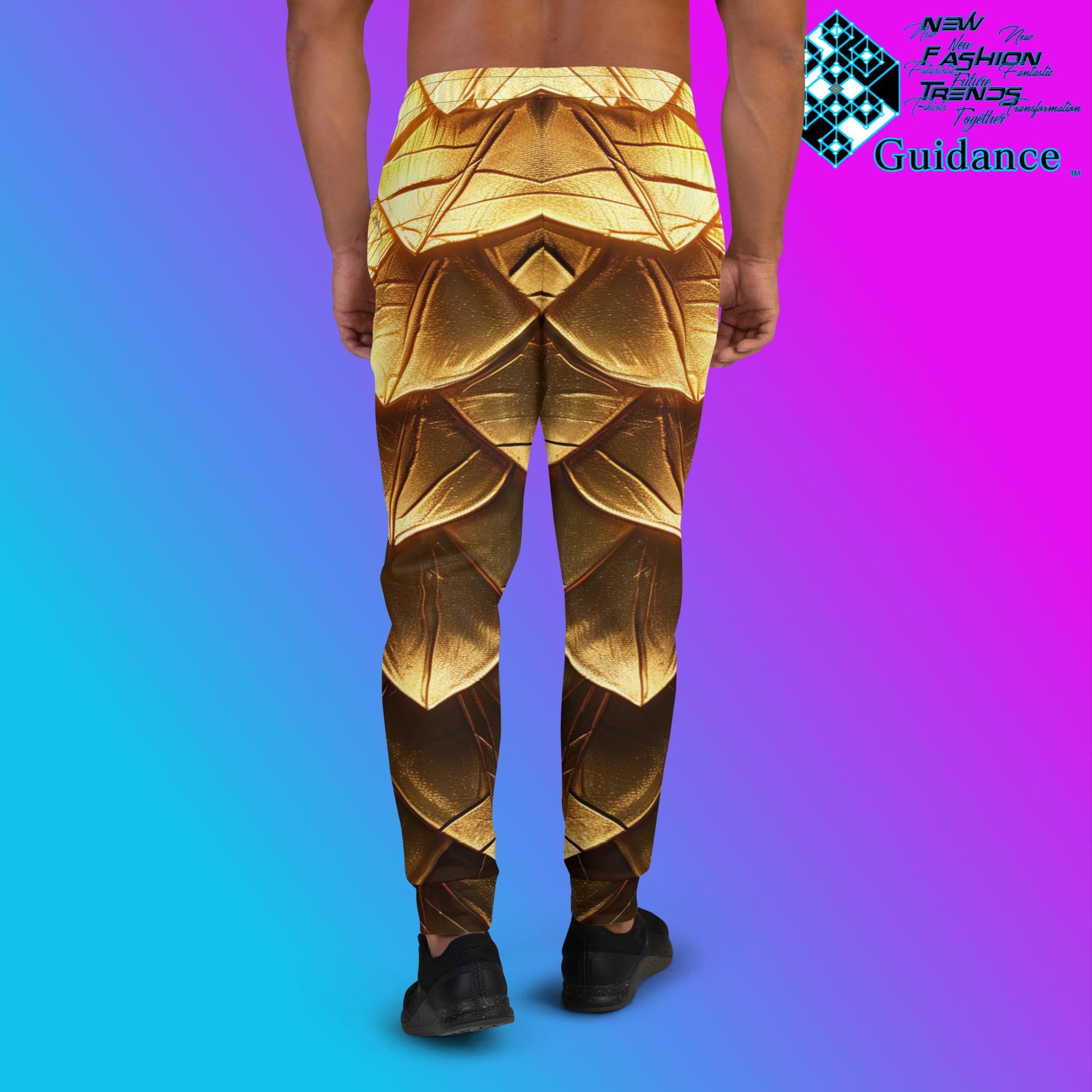 Golden Petals Joggers – Luxury Gold Pants by XGuidance XS 2