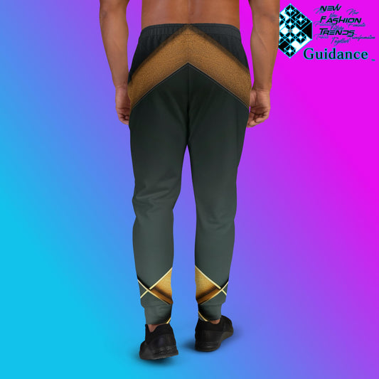 Golden Striations Joggers – Luxury Streetwear Pants by XGuidance XS 2