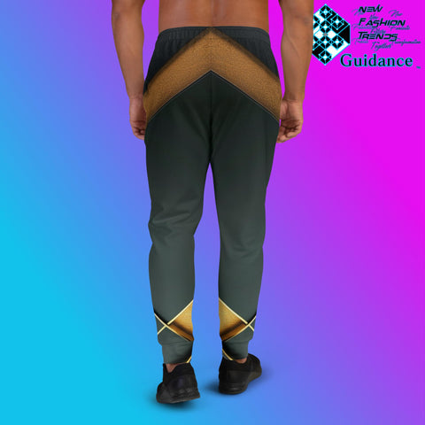 Golden Striations Joggers – Luxury Streetwear Pants by XGuidance XS 2