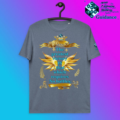 Greatest Victory T-Shirt T-Shirts by XGuidance Dark Heather Blue 7