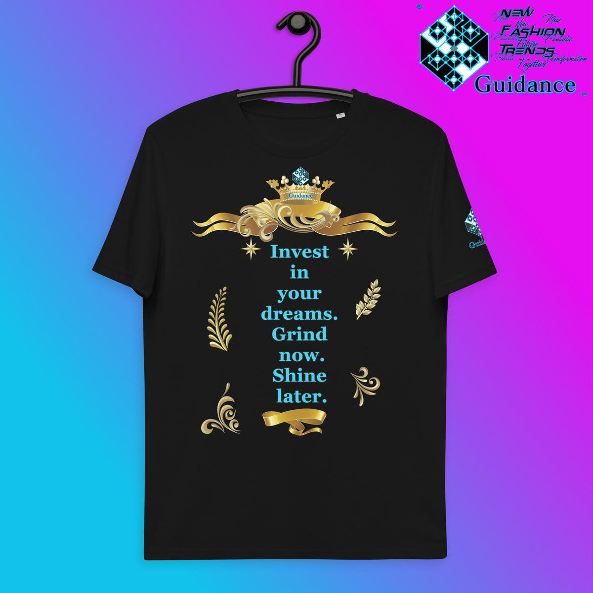 Grind Now T-Shirt T-Shirts by XGuidance Black 2