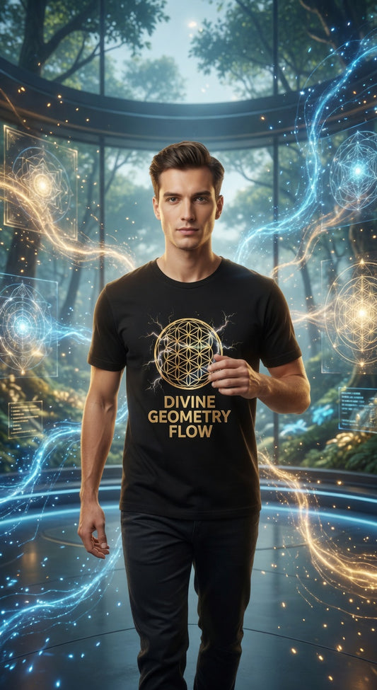 T-Shirt Premium Divine Geometry Flow