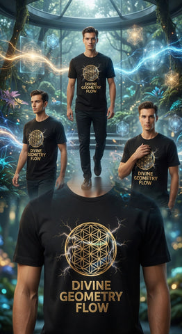 T-Shirt Premium Divine Geometry Flow
