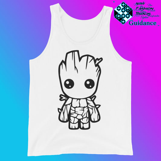 Groot - Tank Tops Tank Tops by XGuidance White 1