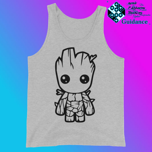 Groot - Tank Tops Tank Tops by XGuidance Athletic Heather 2