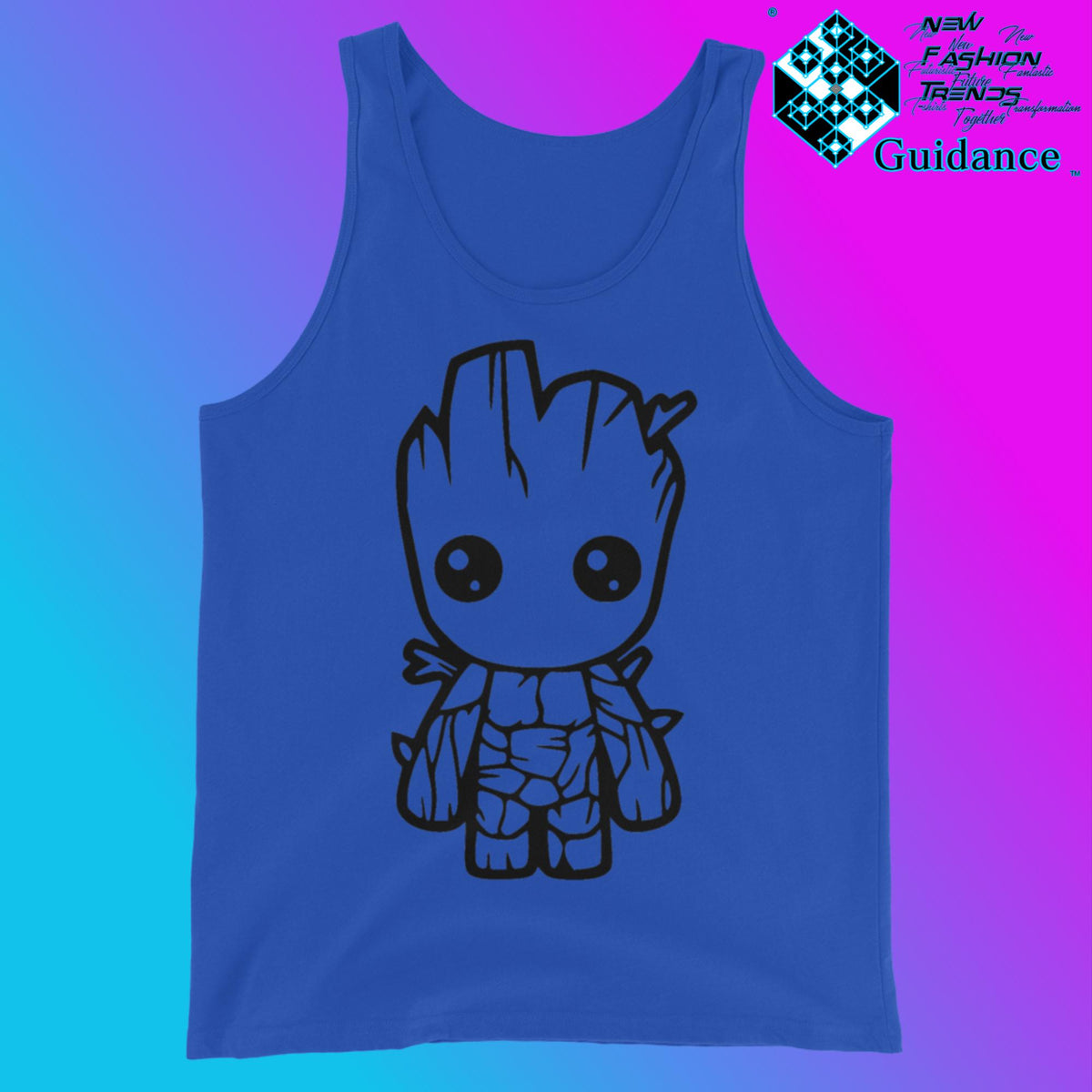Groot - Tank Tops Tank Tops by XGuidance True Royal 3