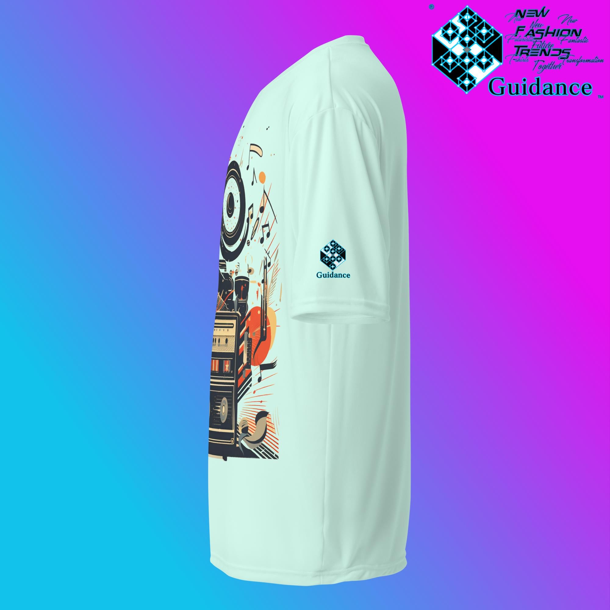Groove Revival Retro T Shirt by XGuidance Black 15