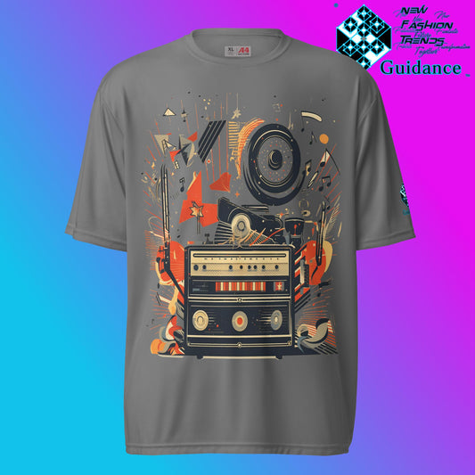 Groove Revival Retro T Shirt by XGuidance Graphite 1