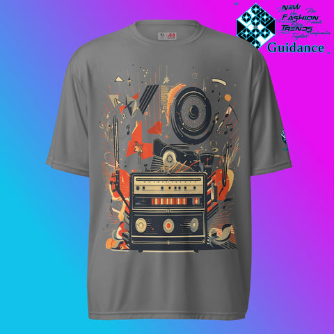 Groove Revival Retro T Shirt by XGuidance Graphite 1