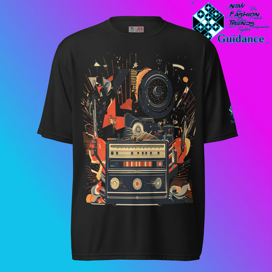 Groove Revival Retro T Shirt by XGuidance Black 2