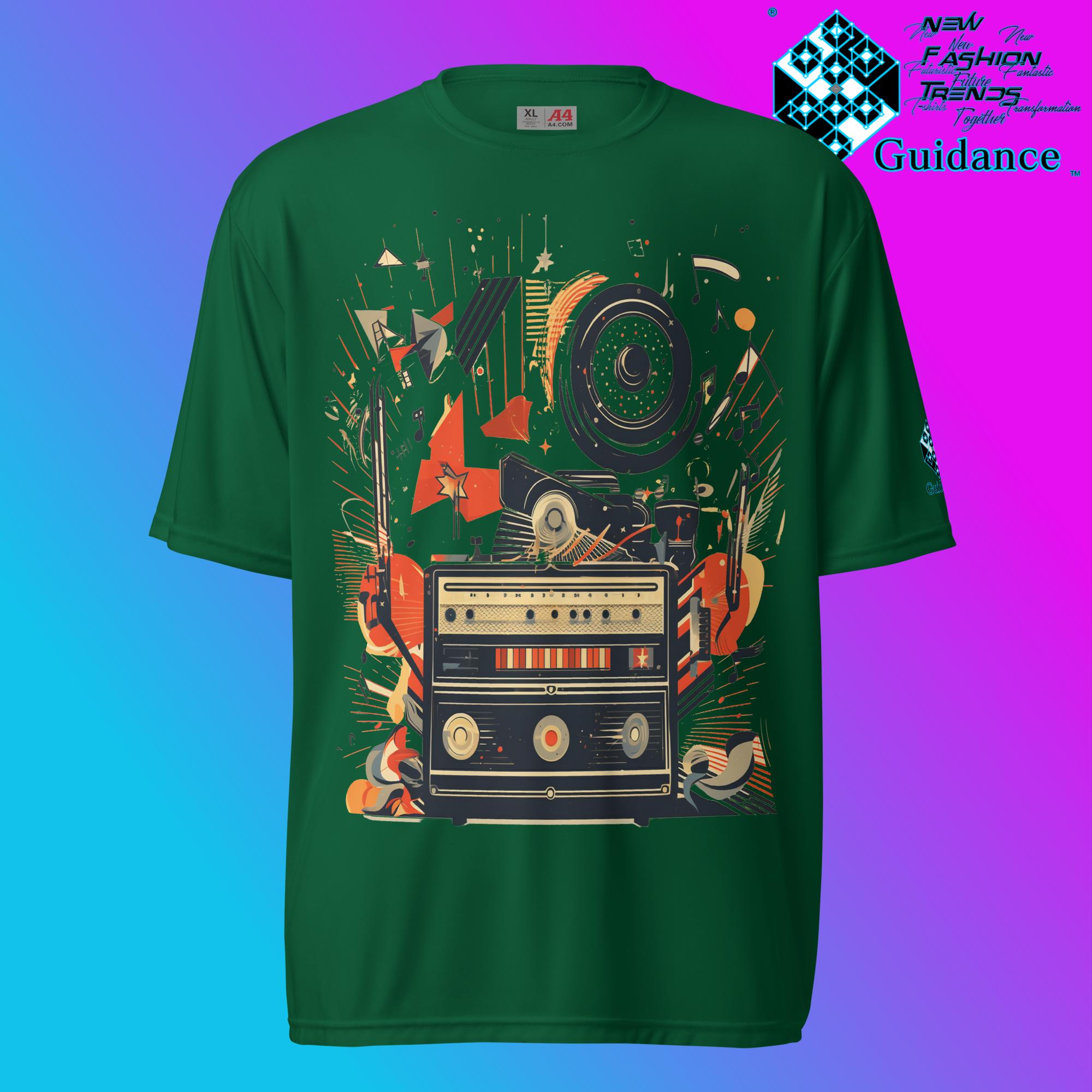 Groove Revival Retro T Shirt by XGuidance Forest Green 3