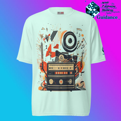 Groove Revival Retro T Shirt by XGuidance Pastel Mint 5