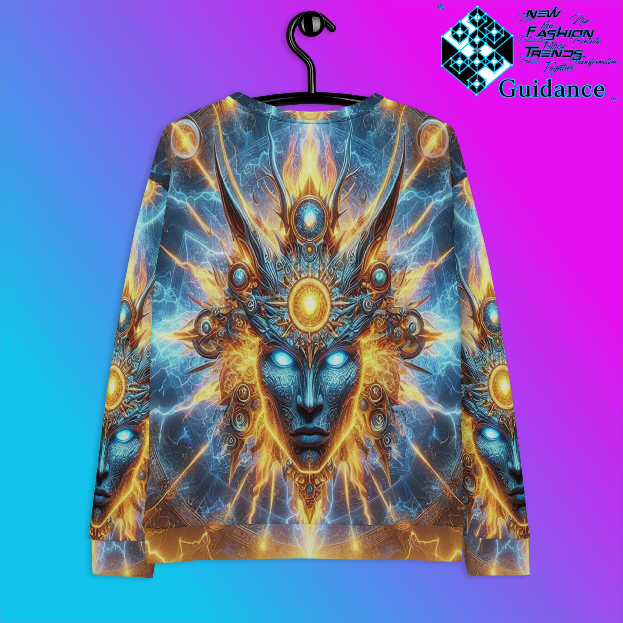 Guardian of Energy Sweatshirt with Sacred Design by XGuidance XS 2