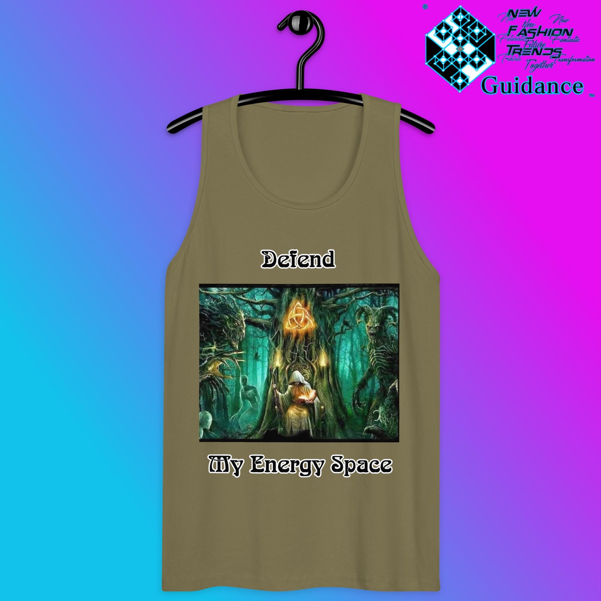 Guardians of Vitality - Tank Tops Tank Tops by XGuidance Military Green 4
