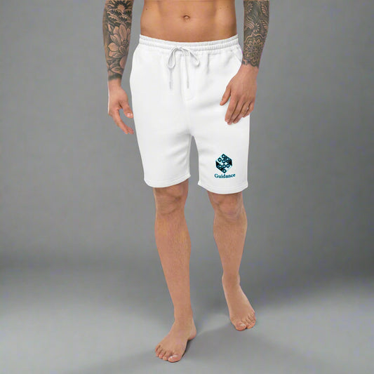 Guidance Cosmic Path Jogger Shorts – Universal Flow Fit by XGuidance White 1