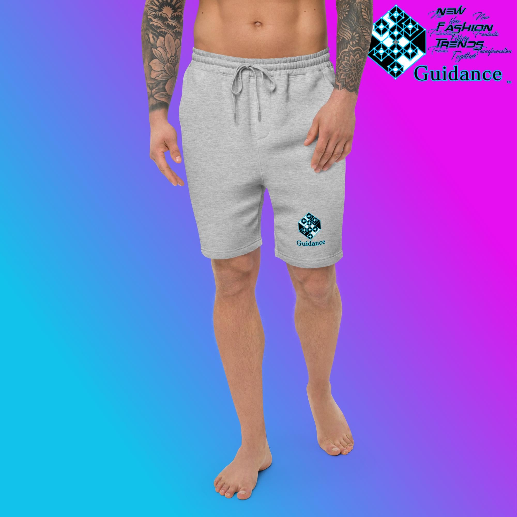 Guidance Cosmic Path Jogger Shorts – Universal Flow Fit by XGuidance Heather Grey 3