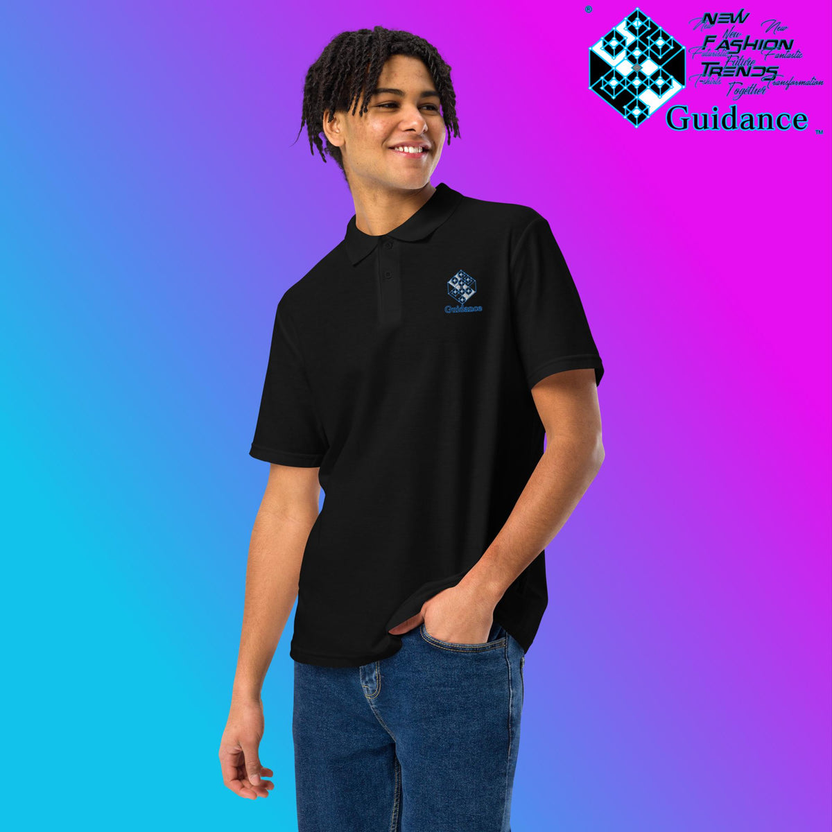 Guidance - Polo Shirt Polo Shirts by XGuidance Black 2