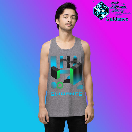 Guidance Premium - Tank Tops Tank Tops by XGuidance Athletic Heather 1