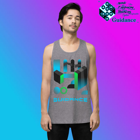 Guidance Premium - Tank Tops Tank Tops by XGuidance Athletic Heather 1
