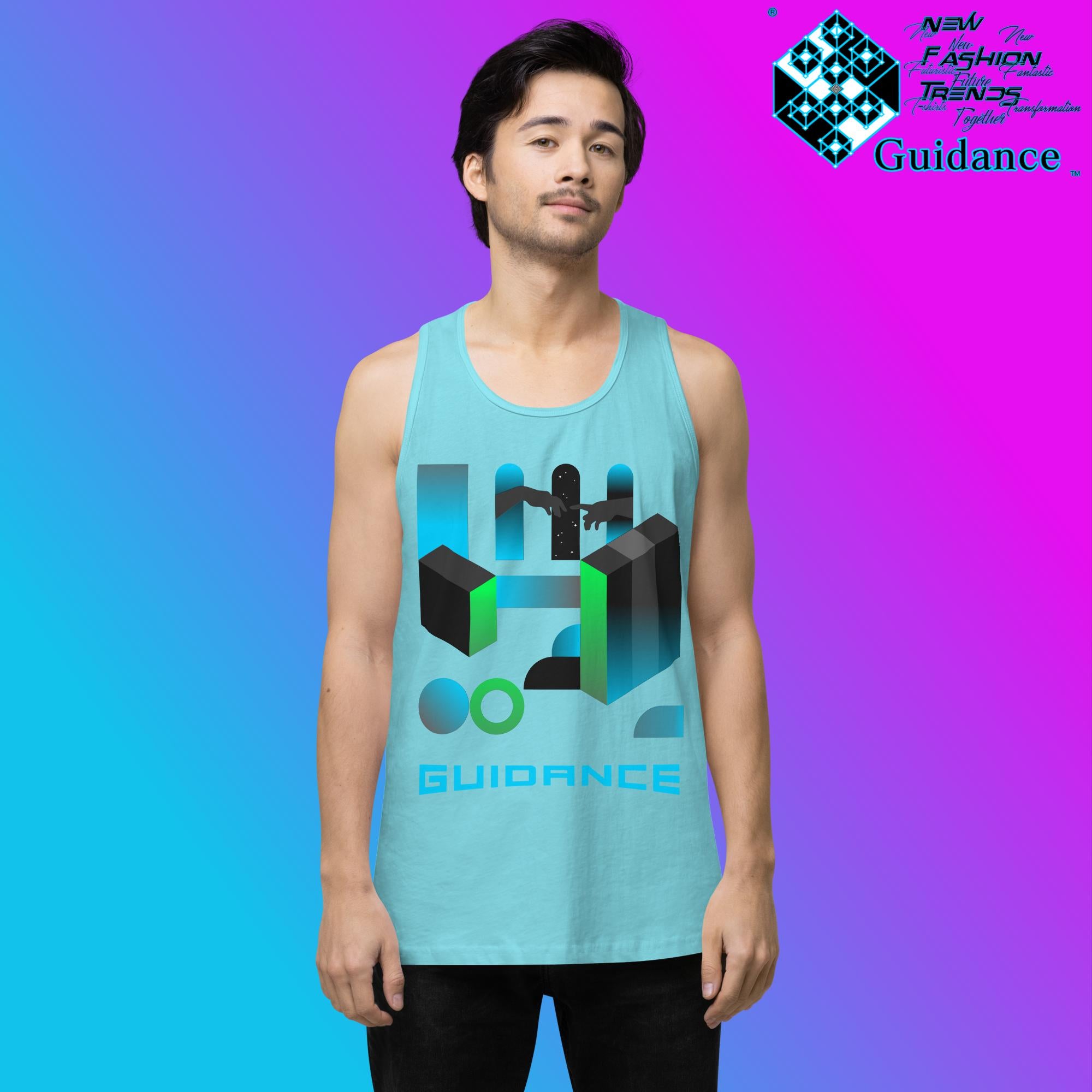 Guidance Premium - Tank Tops Tank Tops by XGuidance Pacific Blue 6