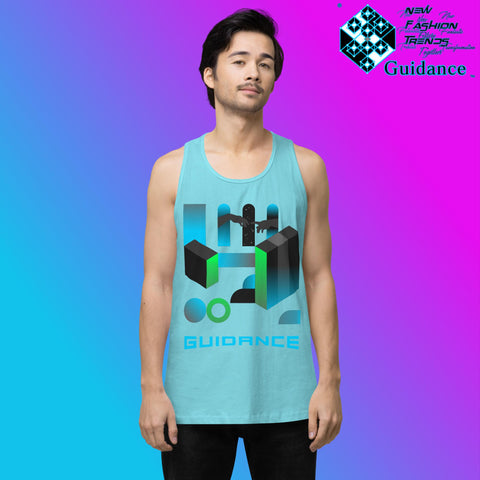 Guidance Premium - Tank Tops Tank Tops by XGuidance Pacific Blue 6