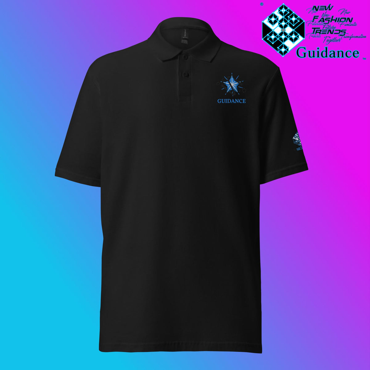 Guided Life - Polo Shirt Polo Shirts by XGuidance Black 3