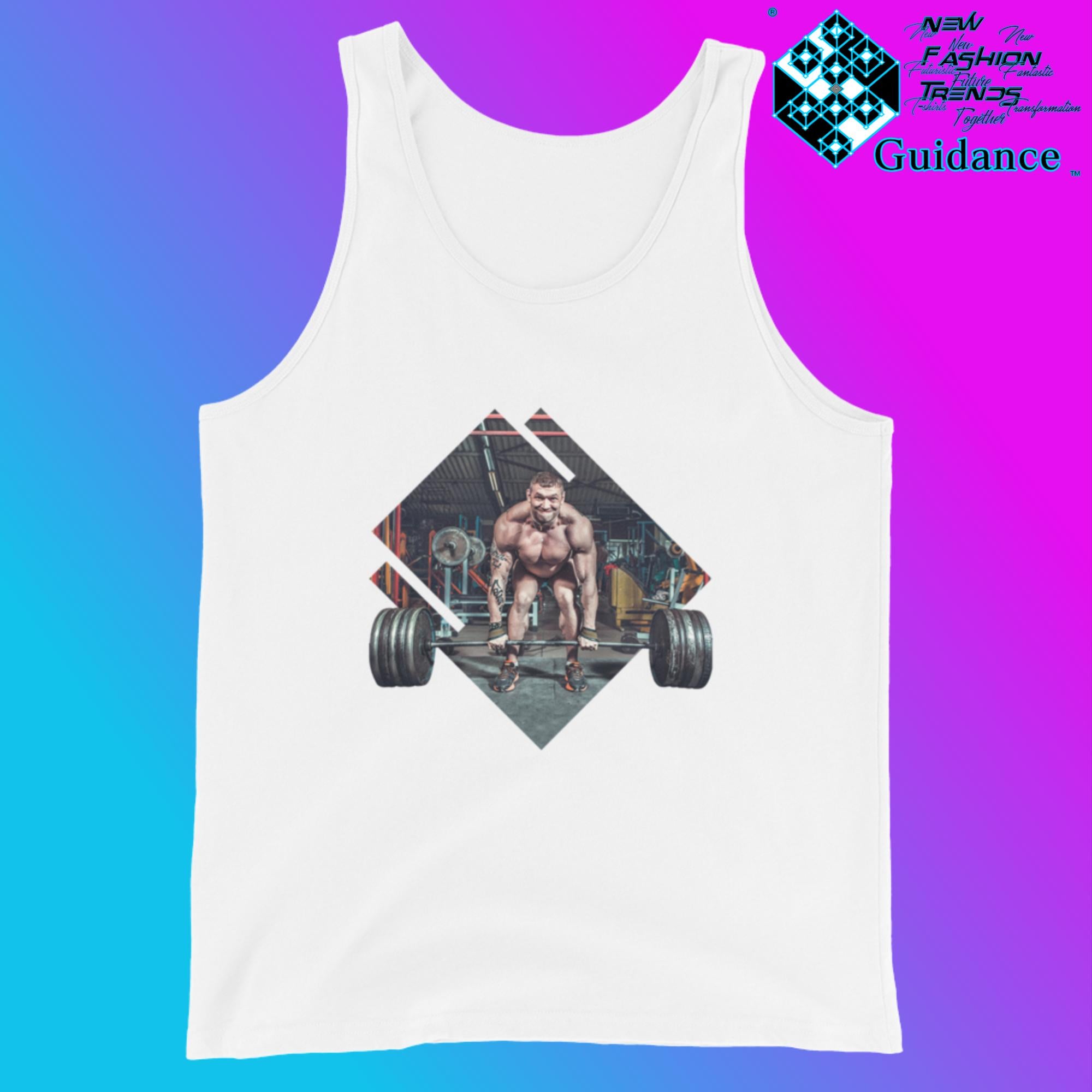 Gym Power - Tank Tops Tank Tops by XGuidance White 1
