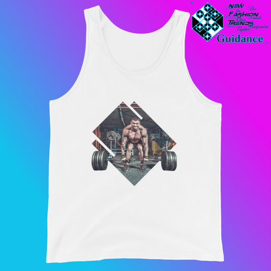 Gym Power - Tank Tops Tank Tops by XGuidance White 1
