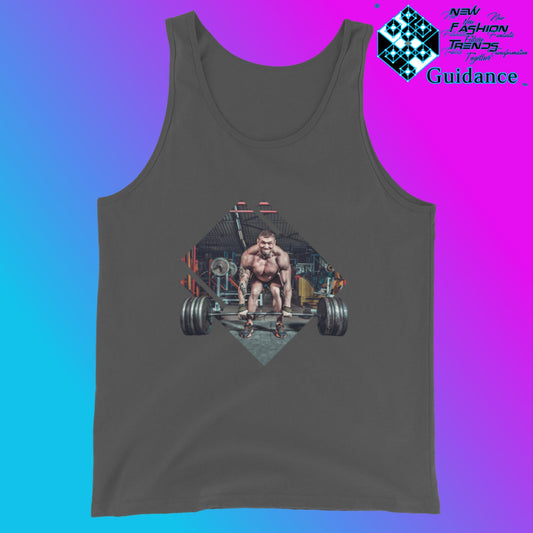 Gym Power - Tank Tops Tank Tops by XGuidance Asphalt 2