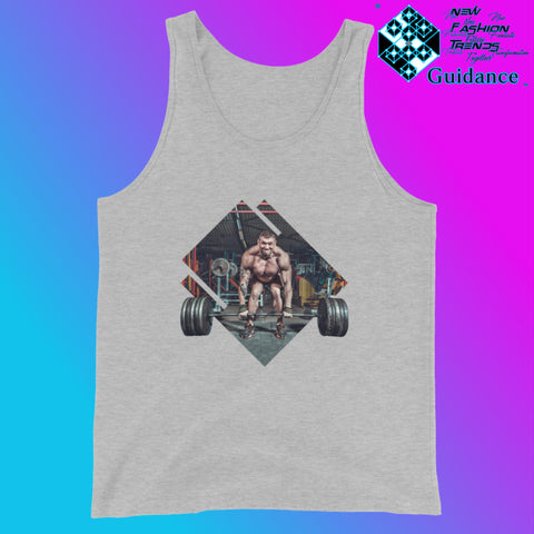 Gym Power - Tank Tops Tank Tops by XGuidance Athletic Heather 3