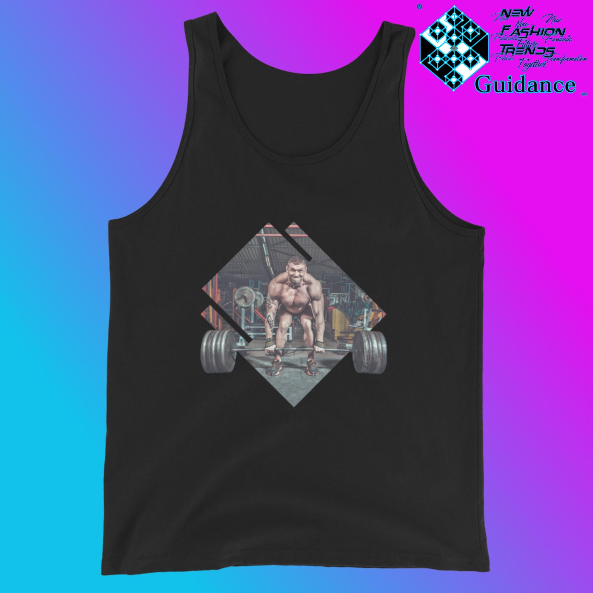 Gym Power - Tank Tops Tank Tops by XGuidance Black 4