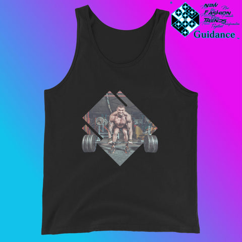 Gym Power - Tank Tops Tank Tops by XGuidance Black 4