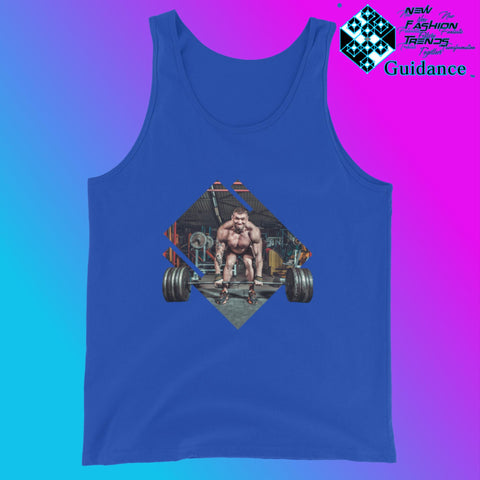 Gym Power - Tank Tops Tank Tops by XGuidance True Royal 5