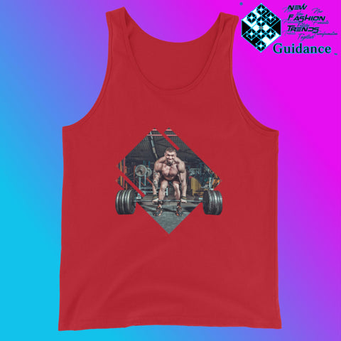 Gym Power - Tank Tops Tank Tops by XGuidance Red 7