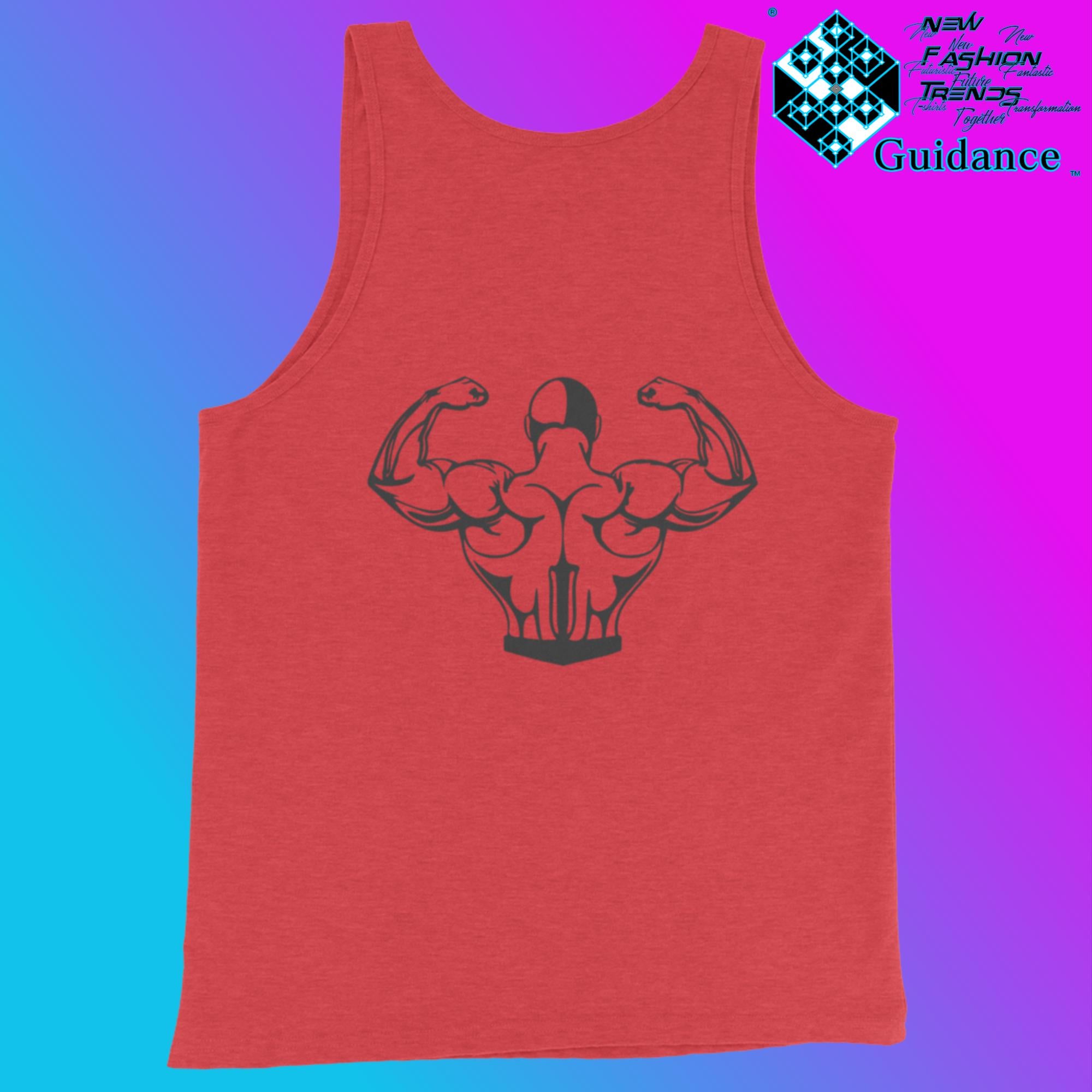 Gym sport - Tank Tops Tank Tops by XGuidance Red Triblend 3