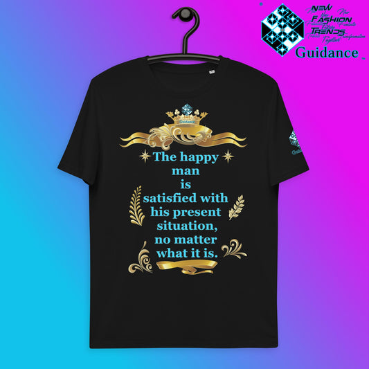 Happy Man T-Shirt T-Shirts by XGuidance Black 1