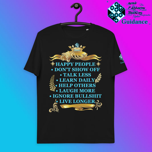 Happy People T-Shirt T-Shirts by XGuidance Black 1
