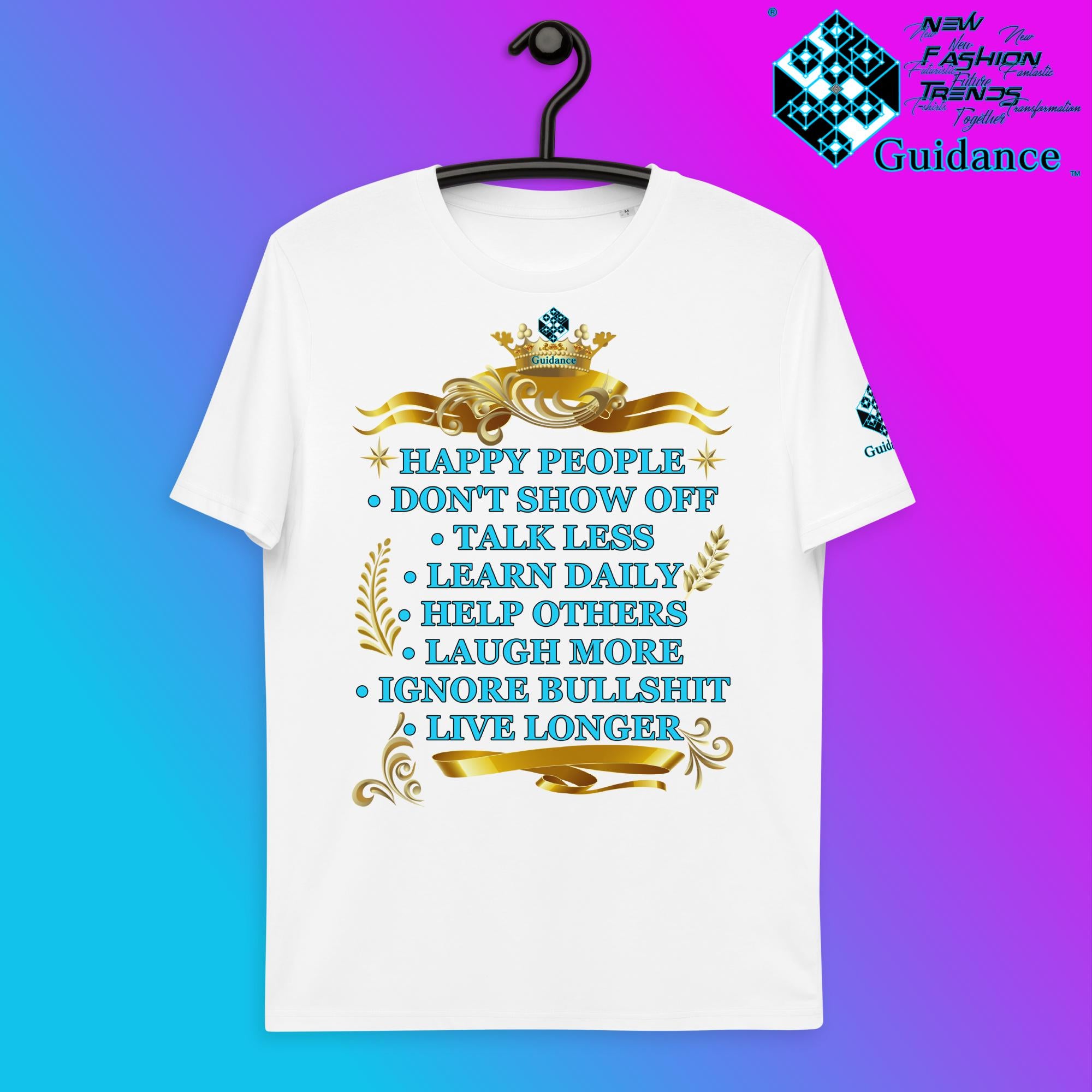 Happy People T-Shirt T-Shirts by XGuidance White 2