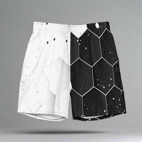 Harmony Balance Swim Trunks – Yin Yang Contrast Art by XGuidance 2XS 1