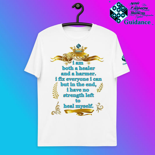 Heal Yourself First T-Shirt T-Shirts by XGuidance White 1
