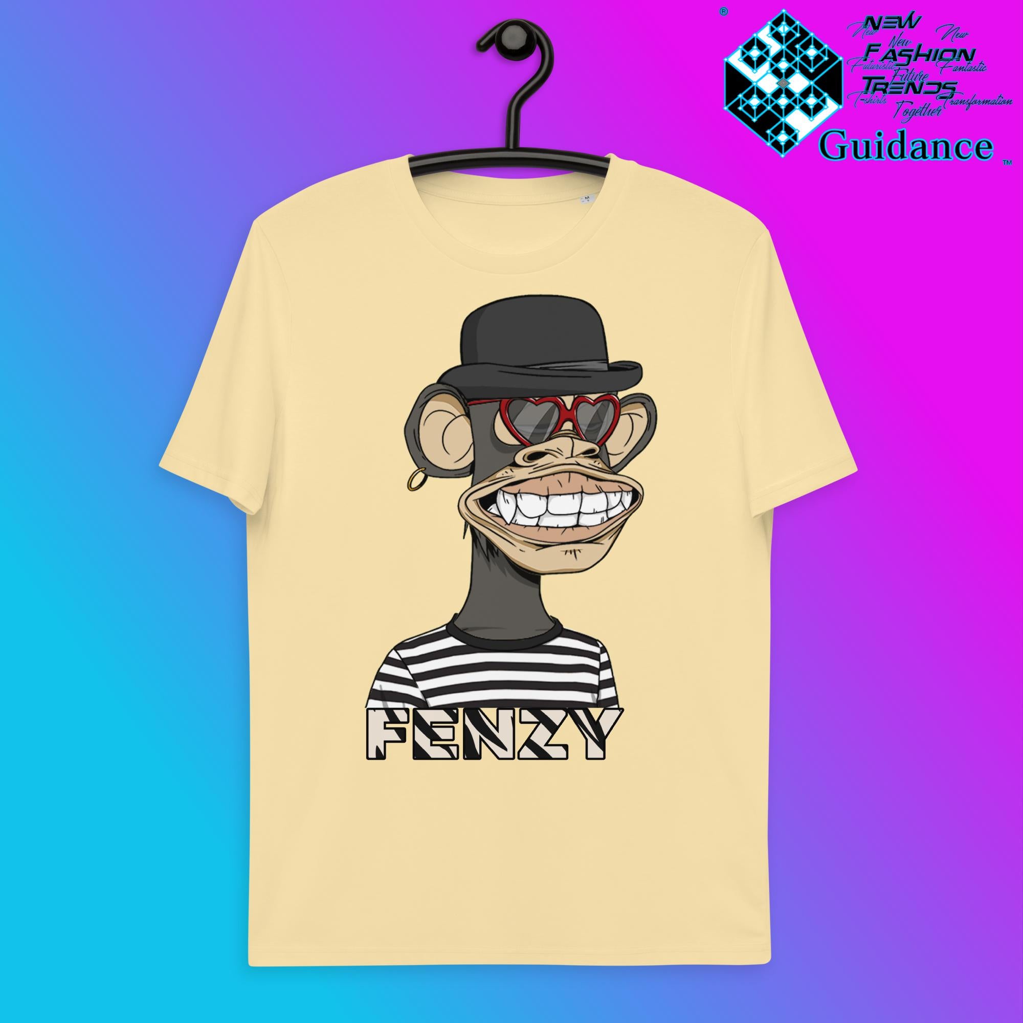 Heartfelt Monkey T-Shirt T-Shirts by XGuidance Butter 15