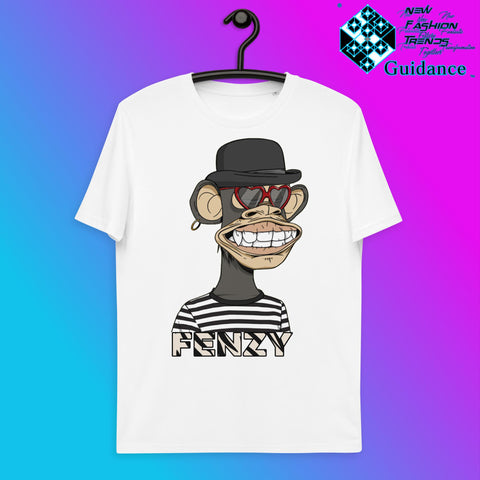 Heartfelt Monkey T-Shirt T-Shirts by XGuidance White 1